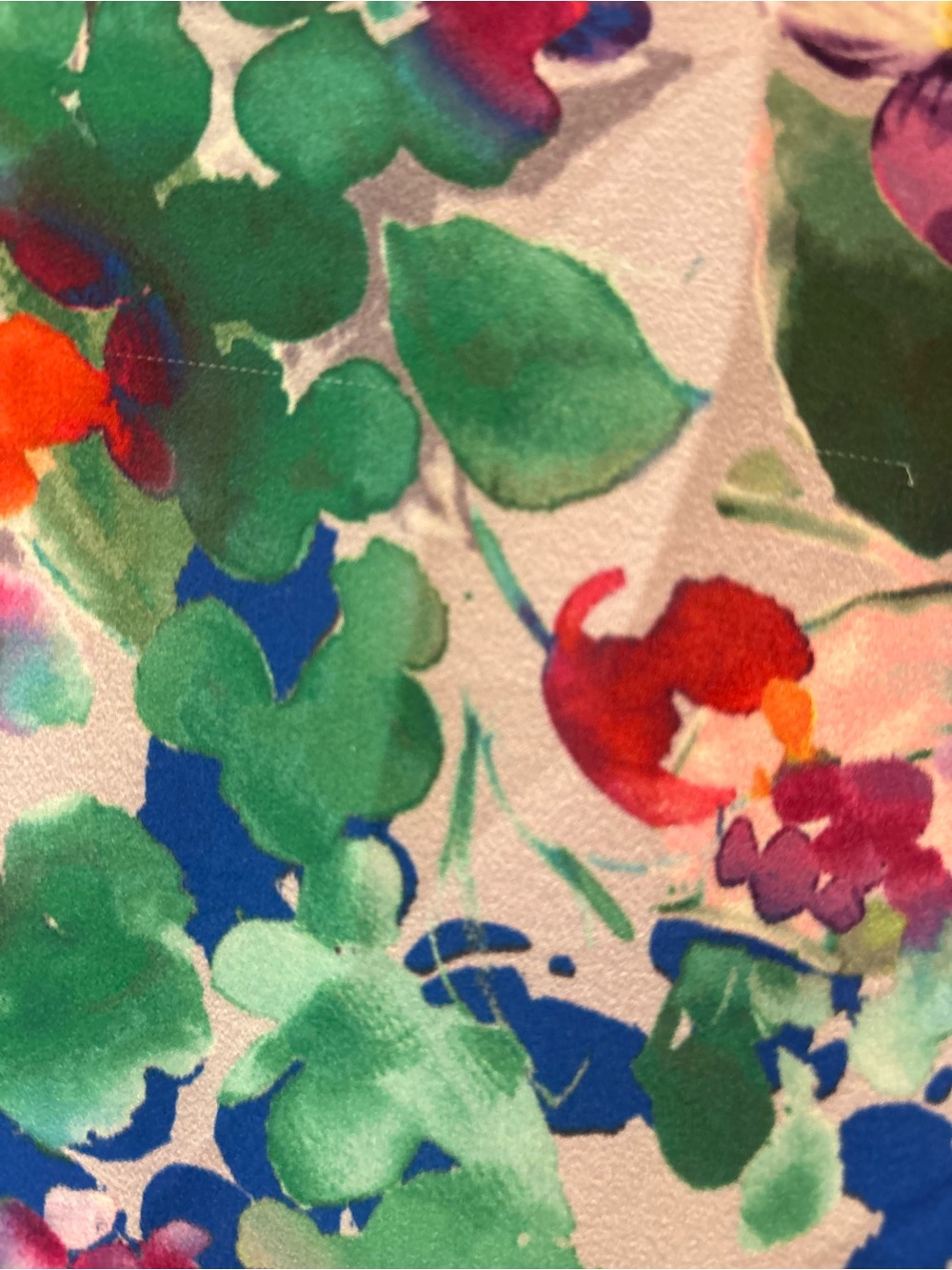 FINAL PRICE Suzi Chin Maggy Boutique $168 Watercolor Draped Sheath Dr 14 AS IS - Picture 15 of 16